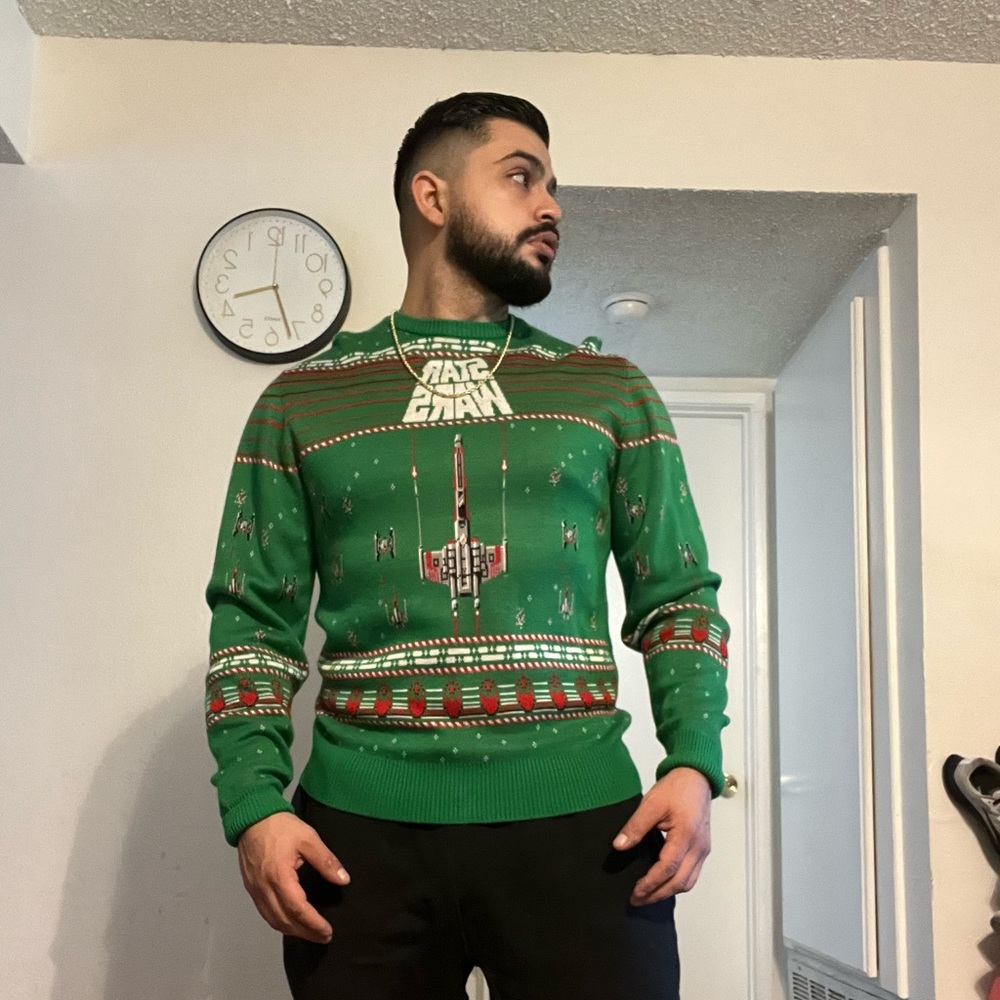 vintage star wars 7 christmas sweater